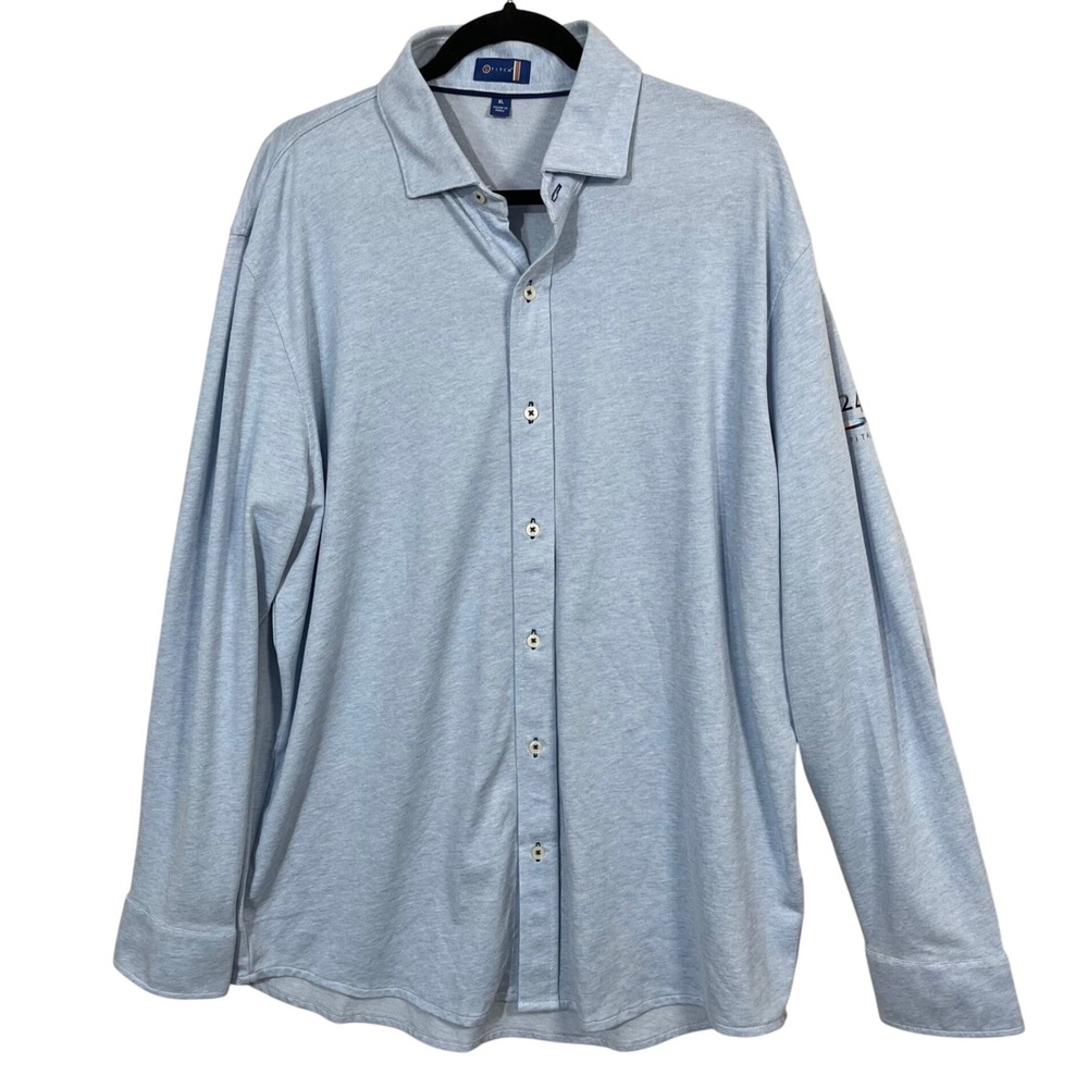 Stitch Golf Davenport Sport Shirt‎ in Color Gulf Size XL Branded